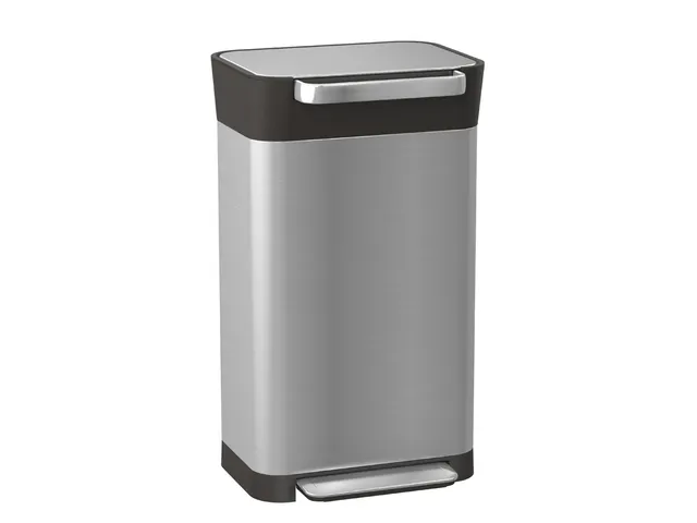 Pedaalemmer Intelligent Waste Titan mat RVS Zwart 30 liter