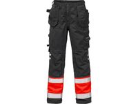 Werkbroek 2029 PLU Rood/zwart, Maat 48