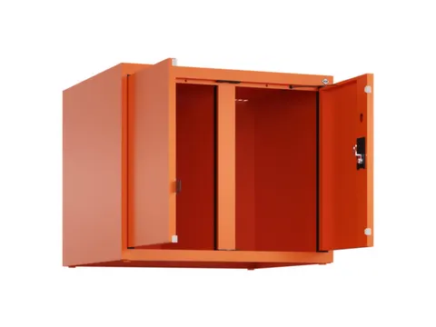 opzetkast,v. locker voor scheiding van kleding,2vak.,vak B 300mm