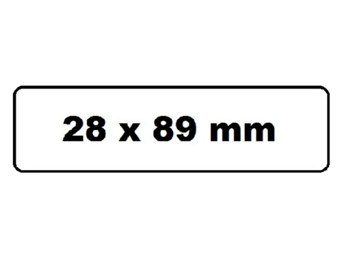 Labeletiket Quantore 99010 89x28mm Adres Wit
