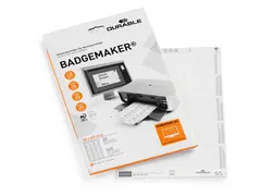 Kaart Durable 1451 Badgemaker Congresspeld 30x60mm