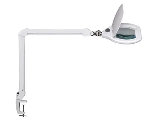 Loeplamp LED MAULcrystal Dimbaar Met Tafelklem Wit - 1