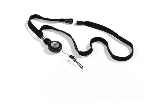 Textielkoord Zwart Met Afrolmechanisme