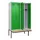 locker met bank,voor scheiding van kleding,HxBxD 2120x1200x815mm,4vak