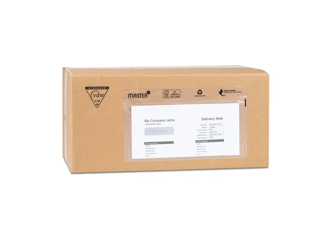 Paklijstenvelop Onbedrukt 240x140mm Transparant 1000 stuks