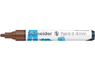 Acrylmarker Schneider Paint-It 320 4mm bruin - 4