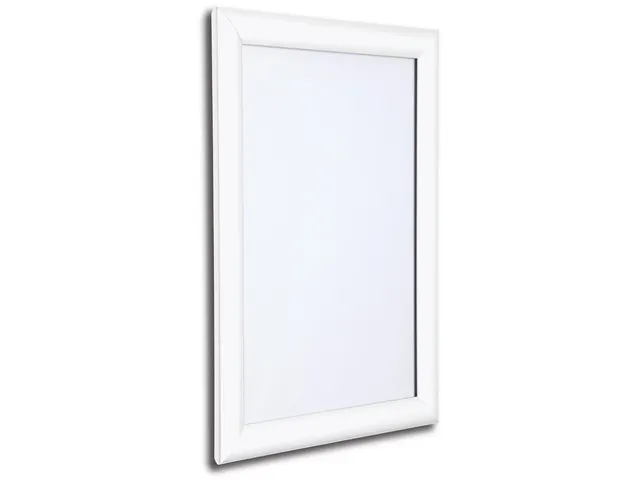 Kliklijst Seco A1 wit 25mm Aluminium frame, anti-glans PVC voorkant