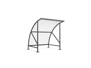 overdekte fietsenstalling,HxBxD 2290x2090x2180mm,dak polycarbonaat - 3