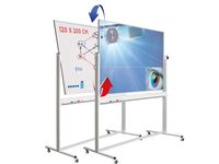 Smit Visual Kantelbord 120x200cm Projectie Staal / Emaille