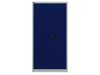 kantoorkast openslaande deuren HxBxD 1806x914x400mm Stalen grijs blauw