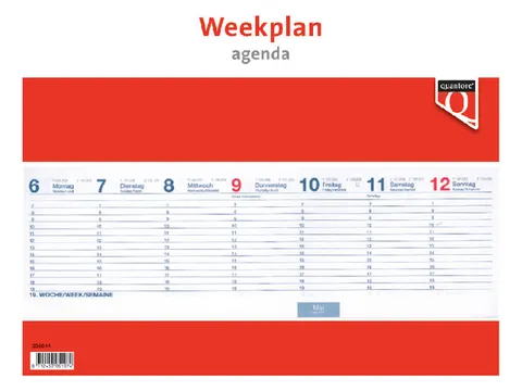 Weekplanagenda 2023 Quantore