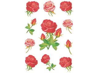 Sticker Etiket Herma 3581 Rozen 33 stickers - 1