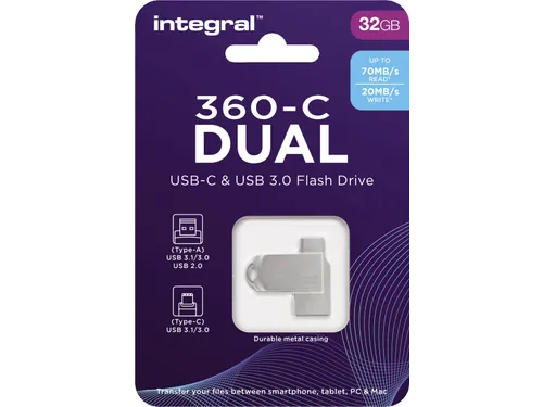 360-C Dual Type-C Usb 3.0 Flash Drive 32Gb