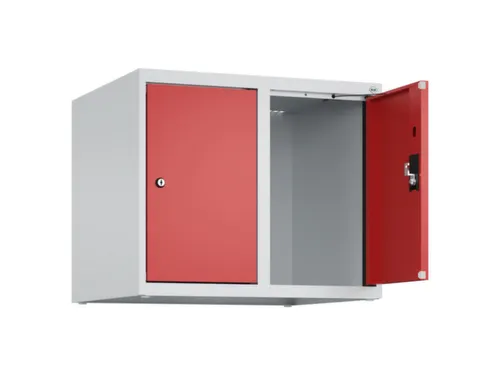 opzetkast,v. locker,2vak.,vak B 300mm,HxBxD 500x600x500mm,cilinderslot