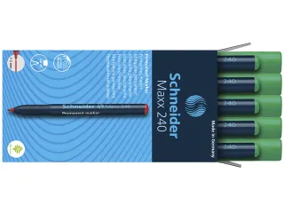 Marker Schneider Maxx 240 permanent ronde punt groen - 6