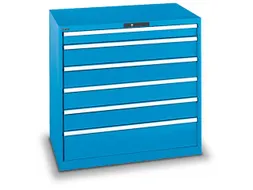 Ladenkast Key 1000x1023x725mm 6laden 75kg Vu Ral5012
