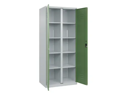 wasgoedverdeelkast,HxBxD 1850x800x500mm,vak B 400mm,draaigrendel
