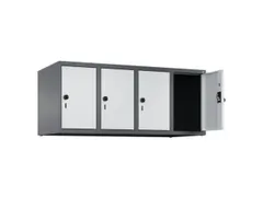 opzetkast,v. locker,4vak.,vak B 300mm,HxBxD 500x1200x500mm
