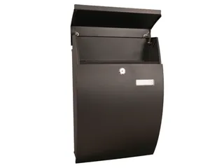 Wandbrievenbus Geronan Mat Zwart Staal - 2
