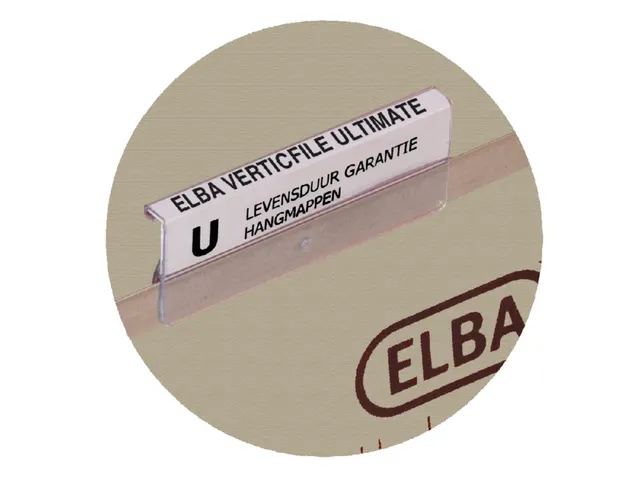 Hangmap Elba Verticfile+ Ultimate folio 30mm U-bodem grijs