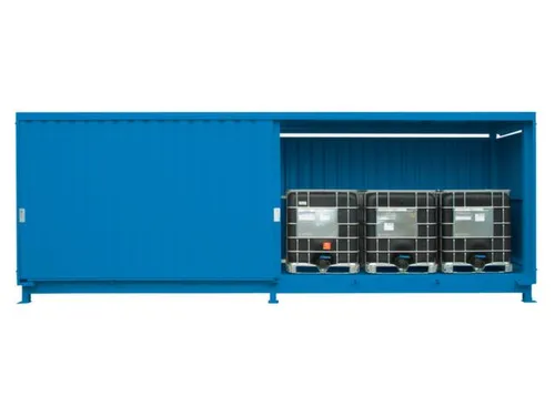 stellingcontainer v. gevaarlijke stoffen,max. 6xIBC,staand