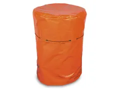 afdekkap,v. verwarmingsmantel,v. vaten,PVC,oranje,Waterdicht