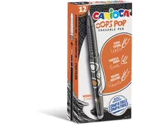 gelroller Oops Pop medium uitwisbaar 12 stuks zwart