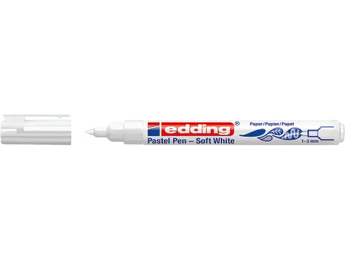 Viltstift edding 1500 soft wit
