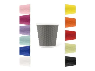 Beker porselein Les Artistes Paris 80ml met siliconen grip Grijs - 5