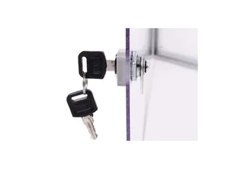 Binnenvitrine wand MAULextraslim whiteboard 6xA4 met slot - 8