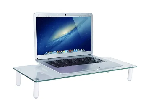 Monitor/laptop standaard SMonitor10 Transparant 8x56x21cm