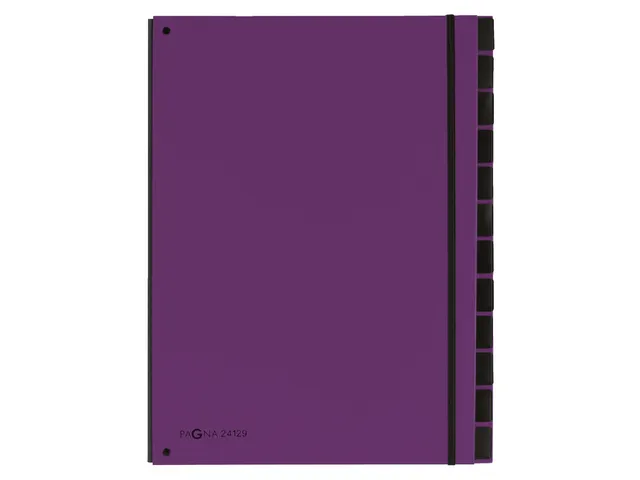 Sorteermap Pagna Trend 12 vaks A4 Pp Lila