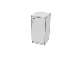 kantoorkast,HxBxD 825x400x445mm,Bl-wit