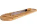 Planche À Pain, Avec Couteau À Pain, En Bambou, Ft 50 X 14 Cm