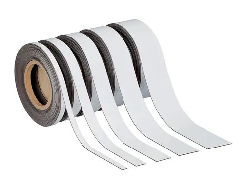 Magneetband beschrijf- en wisbaar MAUL 10mx30mmx1mm wit