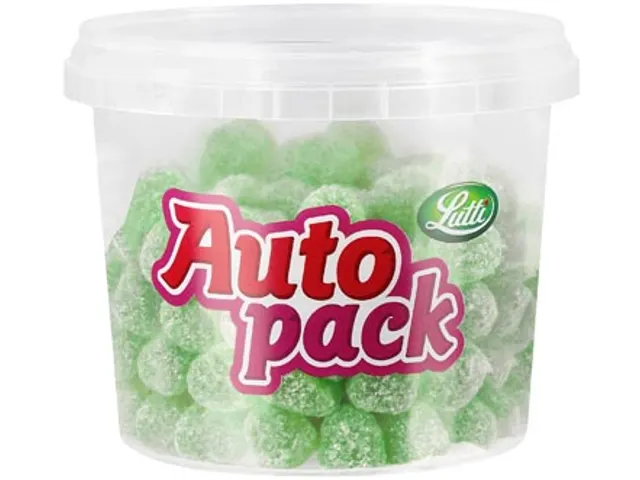 Lutti Autopack Groentjes doos à 200 gram