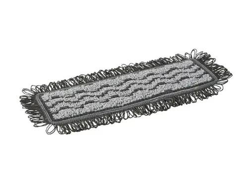 Microfiber Damp42 microvezel vlakmop donkergrijs klittenband 250mm