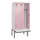 locker met bank,voor scheiding van kleding,HxBxD 2120x900x815mm,3vak