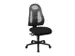 chaise de bureau pivotante,Mécan. synchrone,assise tissu noir