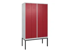 locker voor scheiding van kleding,HxBxD 2120x1200x500mm,4vak