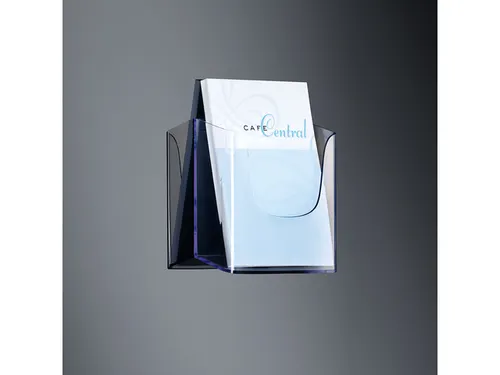 Folderhouder Sigel wandmodel A5 transparant acryl 1 vak