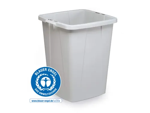Afvalcontainer DURABIN ECO 90 Liter Vierkant Grijs