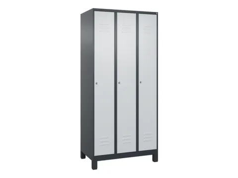 locker voor scheiding van kleding,HxBxD 1950x900x500mm,3vak