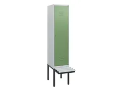 locker met bank,HxBxD 1950x400x815mm,1vak,vak B 400mm,cil.-slot
