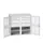 universele kast,HxBxD 1000x1050x550mm,2xStalen bodem,8lade(n)