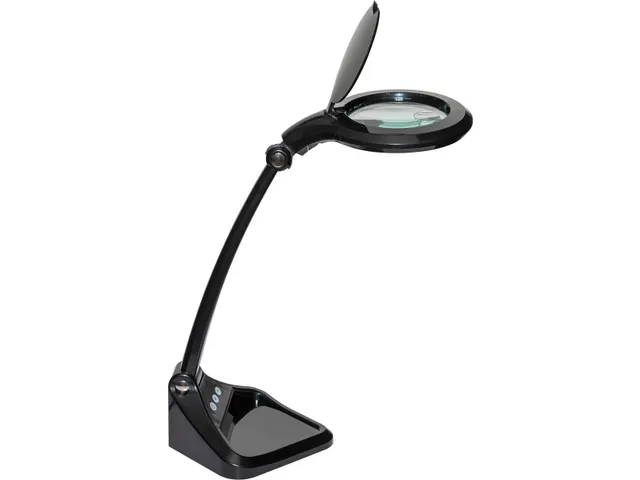 Loeplamp MAUL Iris LED dimbaar zwart