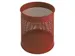 Geperforeerde papierbak 15 Liter Rood