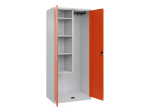 schoonmaakkast,HxBxD 1850x800x500mm,links 4vakken