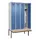 locker met bank,HxBxD 2120x1200x815mm,4vak,vak B 300mm,draaigrendel