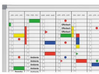 Magnetische Jaarplanner MAULstandard 90x120cm - 2